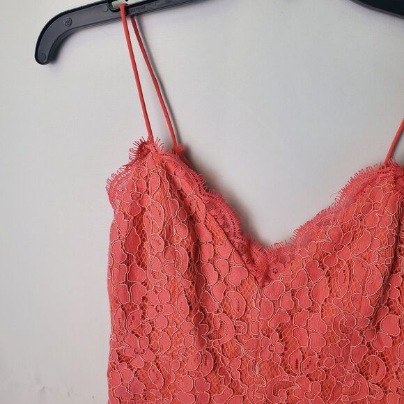 Revolve NBD Heaven on Earth Pink Lace Romper XS NWT - Picture 5 of 11